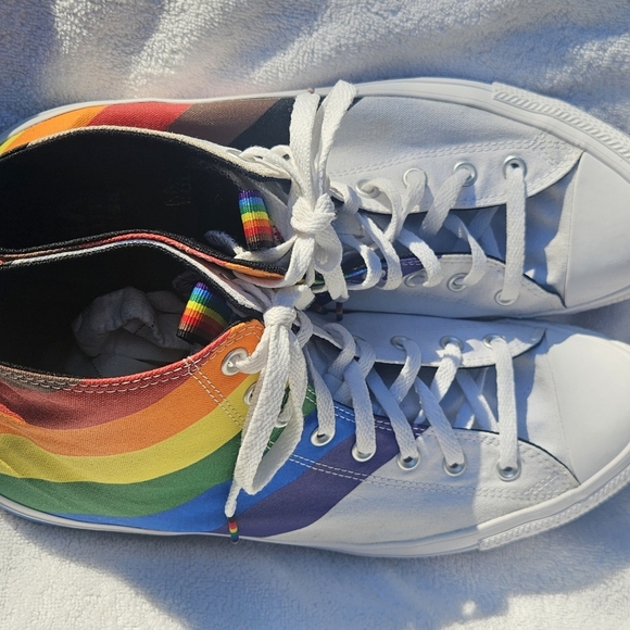 Converse Chuck Taylor All Star High Pride - White Men's Size 13 Excellent Cond - Picture 8 of 10